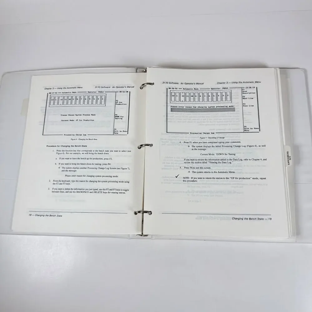 SANTA CLARA PLASTICS SCP 3170 Software Operator's Manual 1993 Vintage